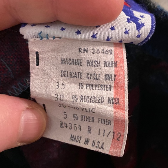 Sold!!!U.S. Clothing Co Plaid Recycled Wool Long Skirt Vintage 80s Women’s 11/12 - Picture 5 of 5